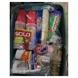 Solo squared plastic cup assortment 18oz large