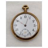 Hunter case open face pocket watch missing