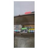 Metal tool box with contents