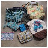 Quilted purses, small storage bag and bag with