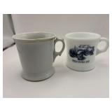 Two menï¿½s shaving cups, one is Ironstone, the
