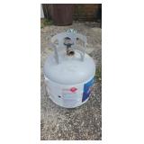Empty propane tank