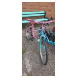 Ladys pink and green puffy Mrs rocker bike