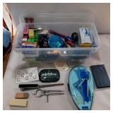 Staplers, staples, staple remover, compares and