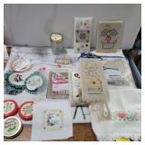 Cross-stitch mostly finished projects