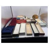 Empty jewelry boxes