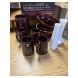 8 pieces of Marcrest Ovenware Stoneware plus 2