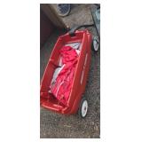 Radio flyer 2 seater plastic wagon. With top