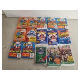15 Packs of Baseball and football Cards 1990s and