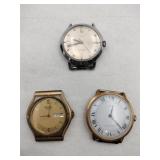 Timex and Bulova watches no bands