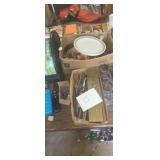 Silverware , cup set , large knife , garden edge