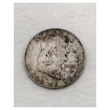 1953 Franklin silver half dollar