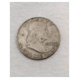 1962 Franklin silver half dollar