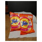 2 BAGS OF TIDE LAUNDRY SOAPWITH DOWNY ,EACH BAG