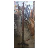 6ft wooden coat rack