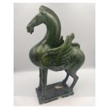 Mid-century Chinese Tang  Pegasus horse figurine