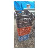 3 milk crates