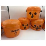 McDonaldï¿½s 1986 four plastic orange McBoo
