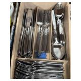 WMCO Japan stainless flatware in tray