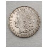 1921 Morgan silver dollar