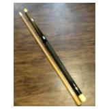 Black and gold wrapped 8 ball two-piece pool