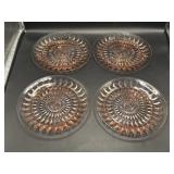 Jeanette Windsor Diamond pink depression glass