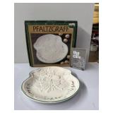 Pfaltzgraff Winterberry Embossed Goodies Plate