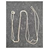 Silver box chain Marked 925 .080oz