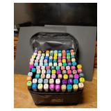 100 DIFFERENT COLORS DUAL TIP MARKERS BRAND NEW