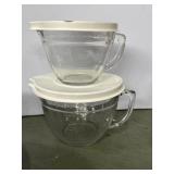 1qt Pampered Chef & 2qt Anchor glass batter