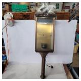 Brass porch light 24in