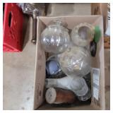 Assorted clear glass