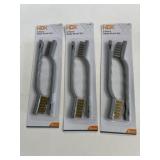3-2 pc wire utility brushes