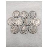 10 1947,1948 dimes