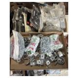 Outlet covers, connectors, brackets, screws,