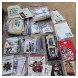 Assorted craft project some unoped and some