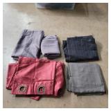 5 curtain panels
