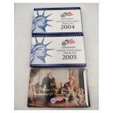 2004,2005,2007 United States  proof coin sets