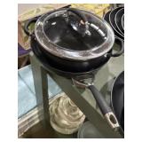 Circulon skillet 12" and lidded pan 10"