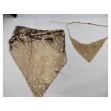 Metal mesh beaded chokers