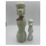 Avon poodle cologne bottles, mother 8 inches tall