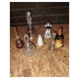 Group of assorted crystal and ceramic decorative