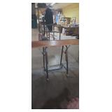 Drop leaf rolling cart