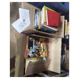 Older books, cookbooks, romance novels,