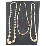 Off White beaded necklaces