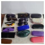 Sunglasses and cases