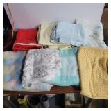 Baby blankets with pink box