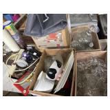 Old clocks, vintage toys, games, glassware and