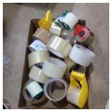 Assorted clear packing tape