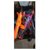 Large assortment of nerf guns